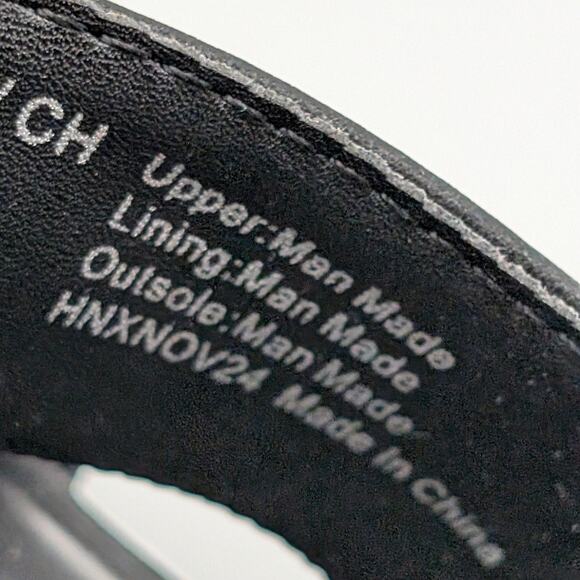 Reaction Kenneth Cole Reeva Platform Sandals Women's Black Size US8 EU39 - Picture 8 of 14